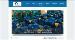 Desktop Screenshot of intechpumps.com